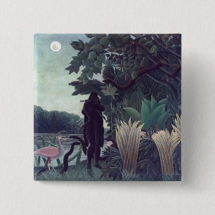 Henri Rousseau - Der Schlangenbeschwörer Button