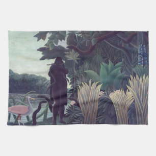 Henri Rousseau - Der Schlangenbeschwörer Geschirrtuch