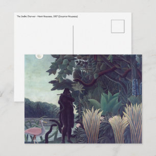 Henri Rousseau - Der Schlangenbeschwörer Postkarte