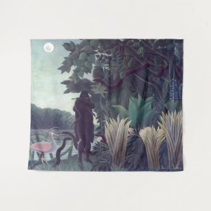 Henri Rousseau - Der Schlangenbeschwörer Wandteppich