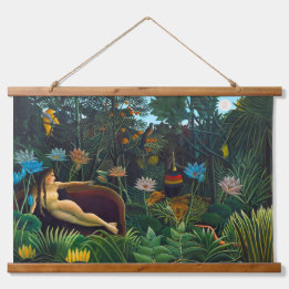 Henri Rousseau Der Traum 1910 (Le Rêve) CC0331 Wandteppich Mit Holzrahmen