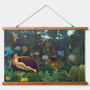 Henri Rousseau Der Traum 1910 (Le Rêve) CC0331 Wandteppich Mit Holzrahmen