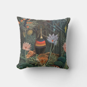 Henri Rousseau Der Traum Dschungel Blumen Surreali Kissen