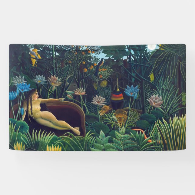 Henri Rousseau - Der Traum / Le Reve Banner (Horizontal)
