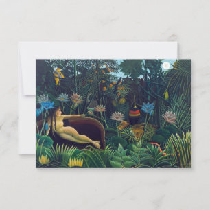 Henri Rousseau - Der Traum / Le Reve Dankeskarte