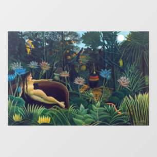 Henri Rousseau - Der Traum / Le Reve Fensteraufkleber