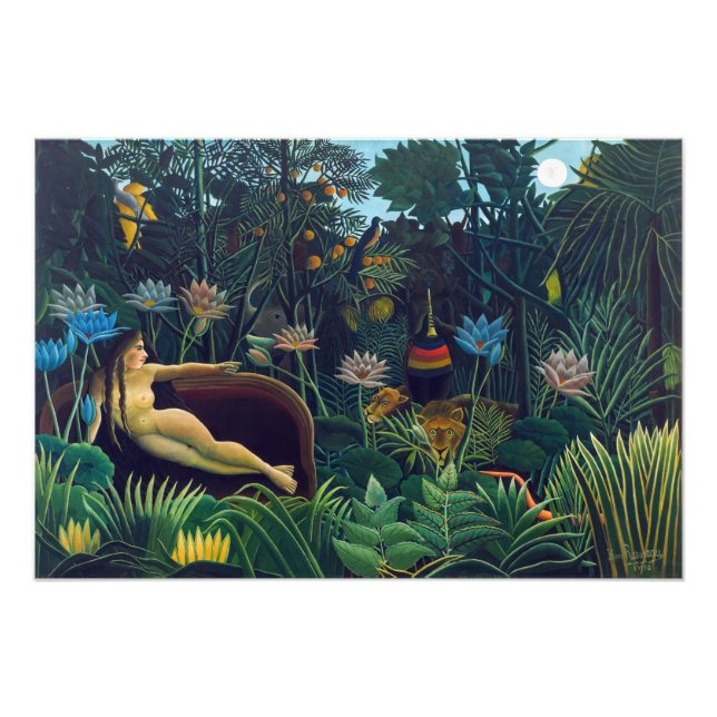 Henri Rousseau - Der Traum / Le Reve Fotodruck (Vorne)
