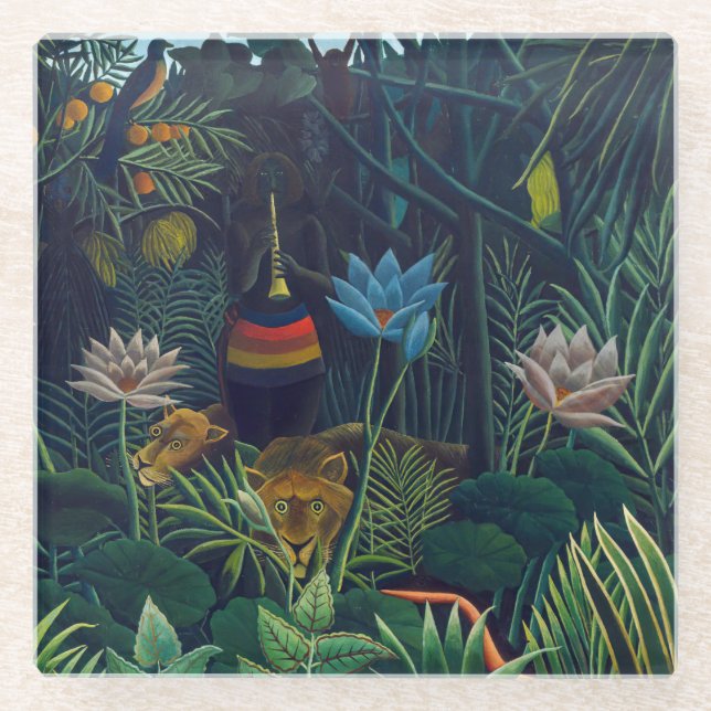 Henri Rousseau - Der Traum / Le Reve Glasuntersetzer (Vorderseite)