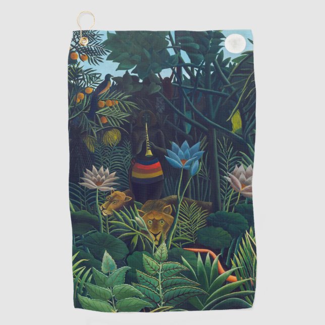 Henri Rousseau - Der Traum / Le Reve Golfhandtuch (Vorderseite)