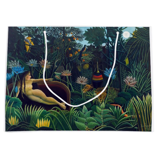 Henri Rousseau - Der Traum / Le Reve Große Geschenktüte (Vorderseite)