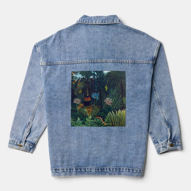 Henri Rousseau - Der Traum / Le Reve Jeansjacke (Rückseite)
