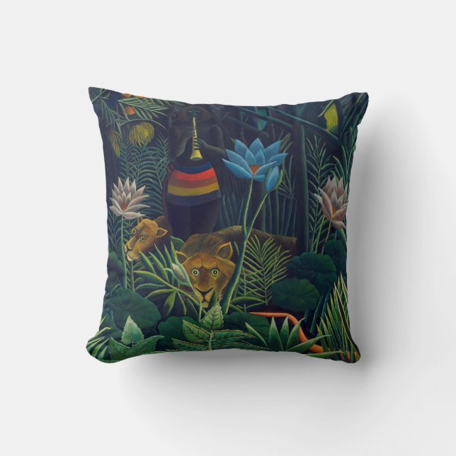Henri Rousseau - Der Traum / Le Reve Kissen (Vorderseite)