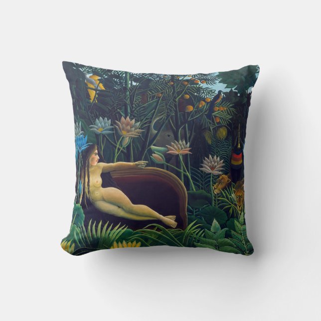 Henri Rousseau - Der Traum / Le Reve Kissen (Vorderseite)