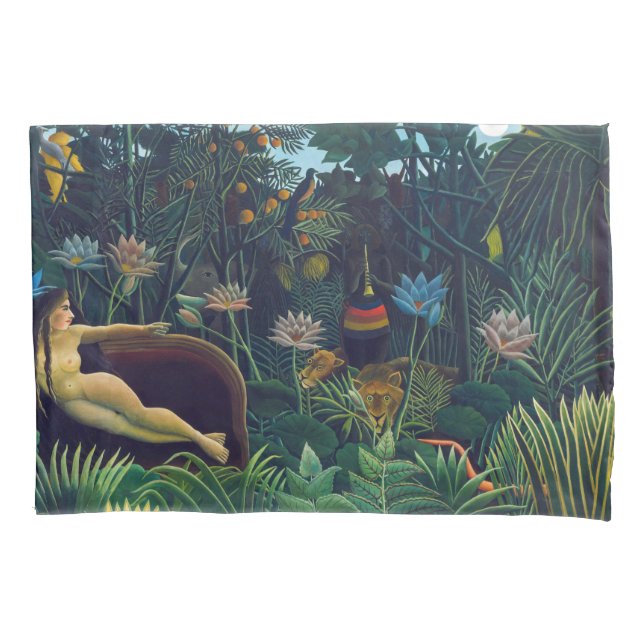 Henri Rousseau - Der Traum / Le Reve Kissenbezug (Vorderseite)