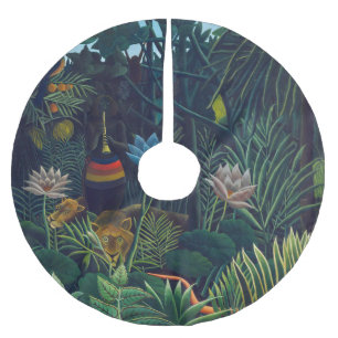 Henri Rousseau - Der Traum / Le Reve Polyester Weihnachtsbaumdecke
