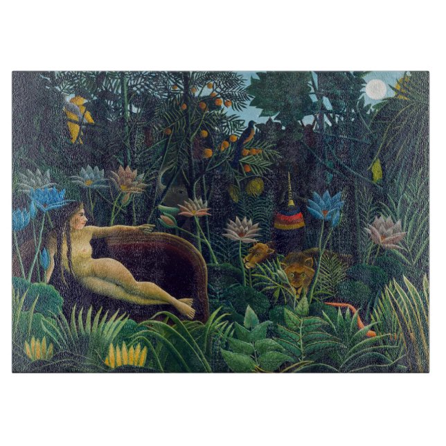 Henri Rousseau - Der Traum / Le Reve Schneidebrett (Vorderseite)