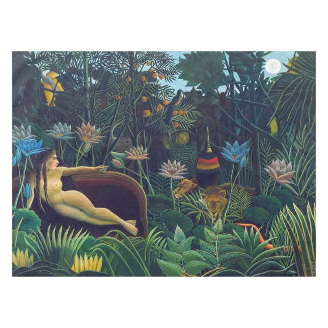Henri Rousseau - Der Traum / Le Reve Tischdecke (Vorderseite (Horizontal))