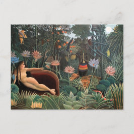 Henri Rousseau Der Traumjung Blume Surrealismus Postkarte