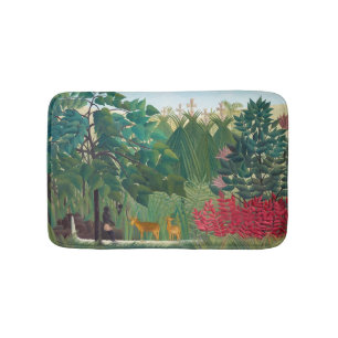 Henri Rousseau - Der Wasserfall Badematte