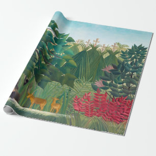 Henri Rousseau - Der Wasserfall Geschenkpapier
