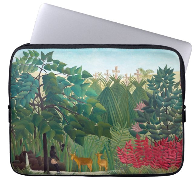 Henri Rousseau - Der Wasserfall Laptopschutzhülle (Vorderseite)