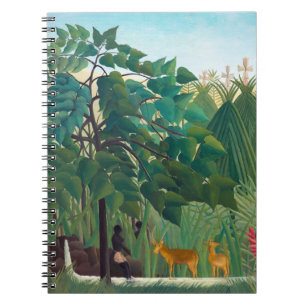 Henri Rousseau - Der Wasserfall Notizblock