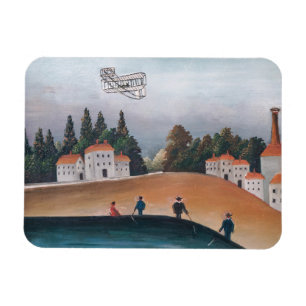 Henri Rousseau - Die Fischer und der Doppeldecker Magnet