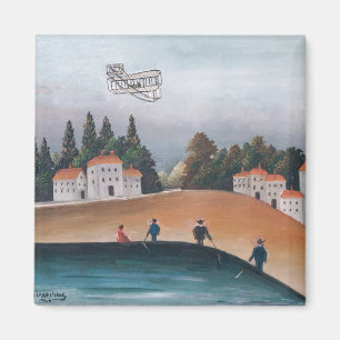 Henri Rousseau - Die Fischer und der Doppeldecker Magnet