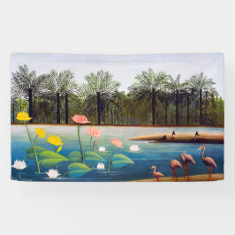 Henri Rousseau - Die Flamingos Banner