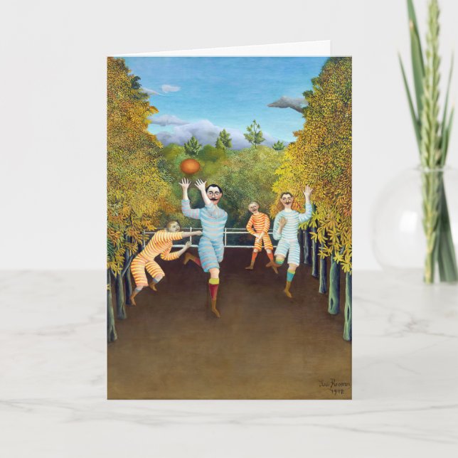 Henri Rousseau - Die Fußballspieler Karte (Vorderseite)