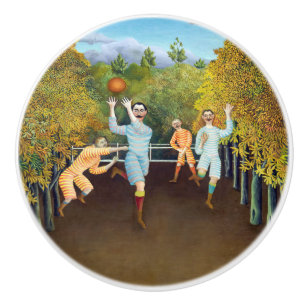 Henri Rousseau - Die Fußballspieler Keramikknauf