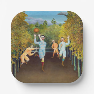 Henri Rousseau - Die Fußballspieler Pappteller