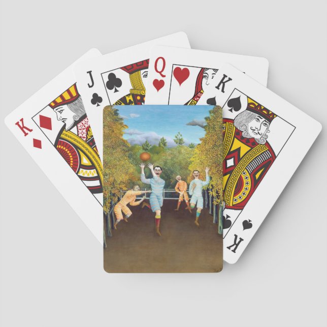 Henri Rousseau - Die Fußballspieler Spielkarten (Rückseite)