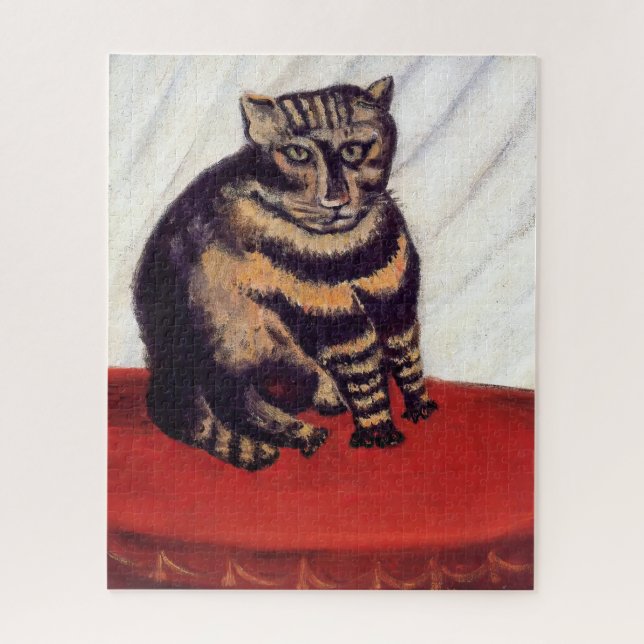 Henri Rousseau - Die getigerte Katze (Vertikal)
