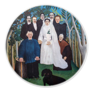 Henri Rousseau - Die Hochzeitsfeier Keramikknauf