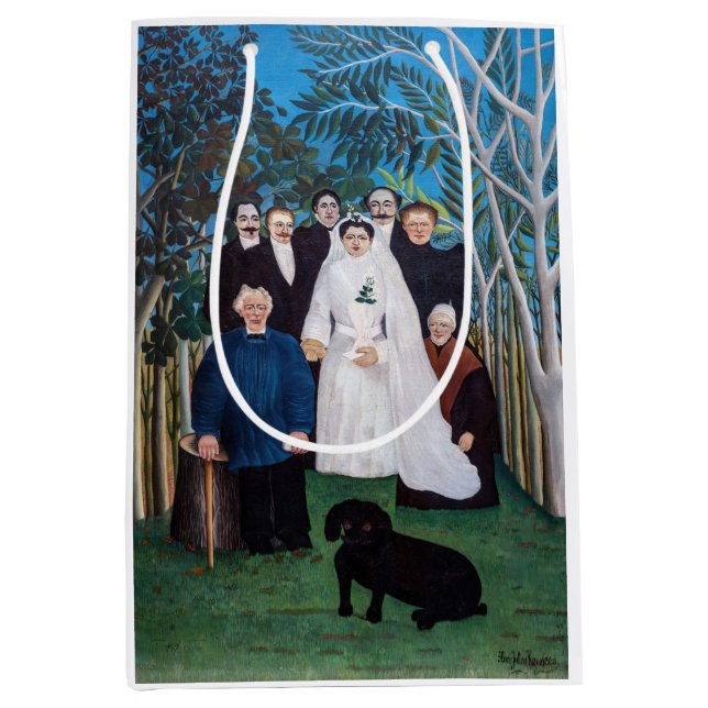 Henri Rousseau - Die Hochzeitsfeier Mittlere Geschenktüte (Vorderseite)