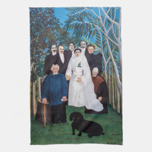 Henri Rousseau - Die Hochzeitsgesellschaft Geschirrtuch