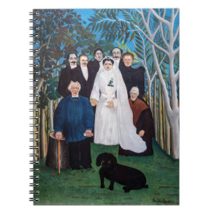 Henri Rousseau - Die Hochzeitsgesellschaft Notizblock