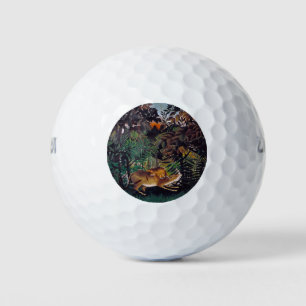 Henri Rousseau - Die Hungersnot Golfball