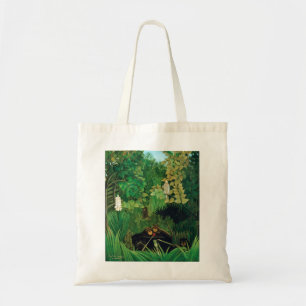 Henri Rousseau - Die lustigen Possenreißer Tragetasche