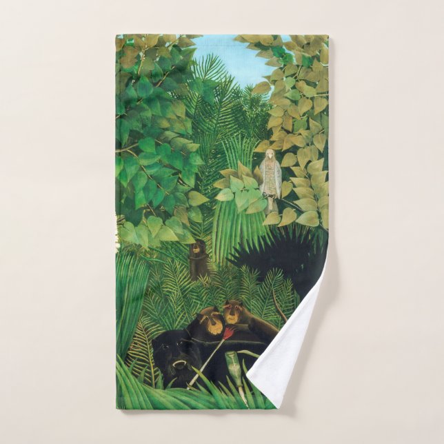 Henri Rousseau - Die Merry Jesters Badhandtuch Set (Handtuch)