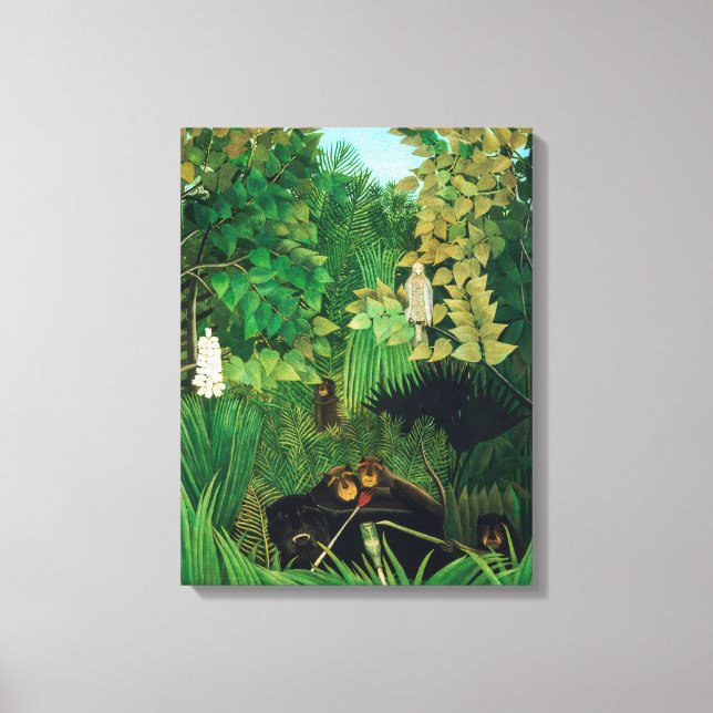 Henri Rousseau - Die Merry Jesters Leinwanddruck (Vorderseite)