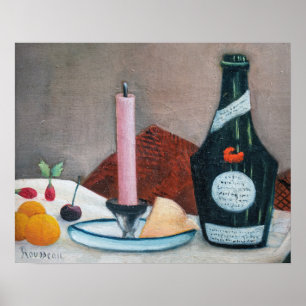 Henri Rousseau - Die rosa Kerze Poster