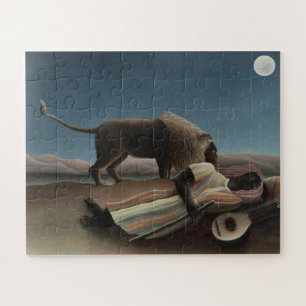 Henri Rousseau Die schlafende Sinti und Roma