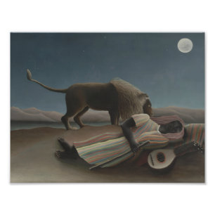 Henri Rousseau - Die schlafende Sinti und Roma Fotodruck