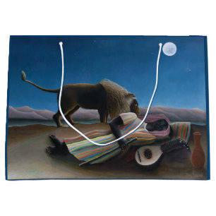 Henri Rousseau - Die schlafende Sinti und Roma Große Geschenktüte