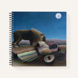 Henri Rousseau - Die schlafende Sinti und Roma Notizbuch