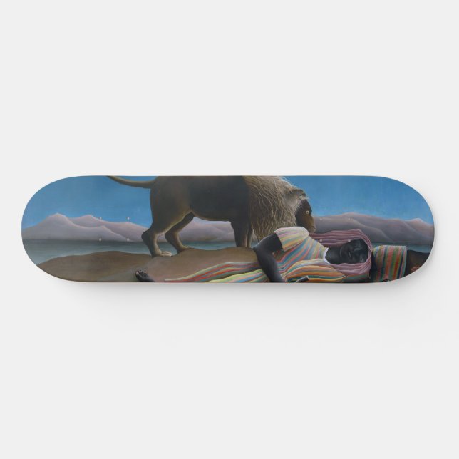Henri Rousseau - Die schlafende Sinti und Roma Skateboard (Horizontal)