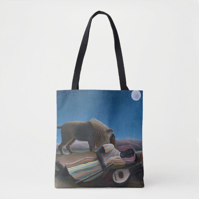 Henri Rousseau - Die schlafende Sinti und Roma Tasche (Vorderseite)