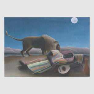 Henri Rousseau - Die schlafende Zigeunerin Seidenpapier